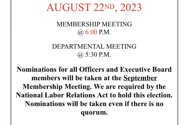 Membership meeting 